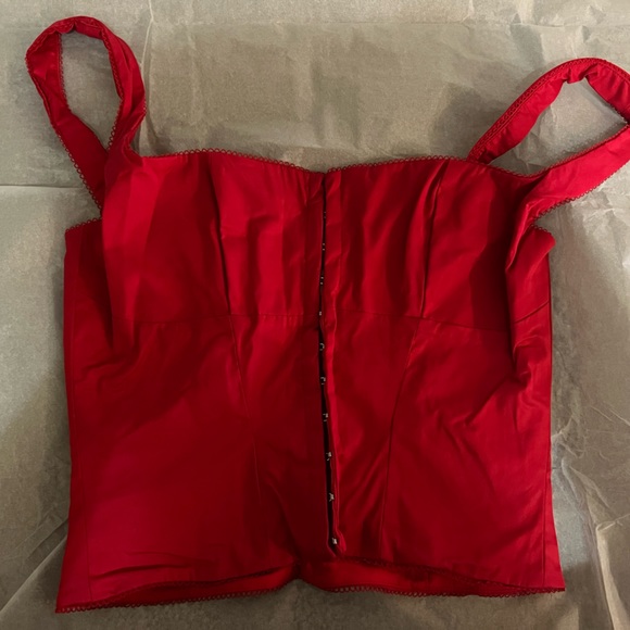 HOUSE OF CB 'Pia' Cherry Red Corset - Picture 10 of 14